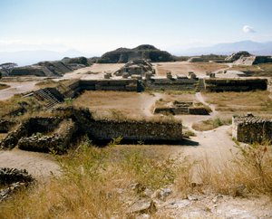 Vista de la plataforma norte (500 a.C.-850 d.C.)