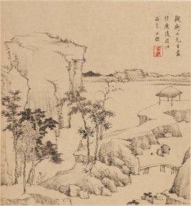 Paisaje fluvial, 1666