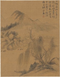 Paisaje, 1775 de Zhai Dakun
