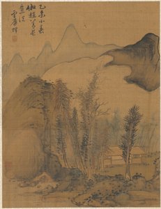 Paisaje al estilo de Chao Yuan, 1775 de Zhai Dakun