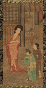 Yang Guifei después del baño de Zhou Fang