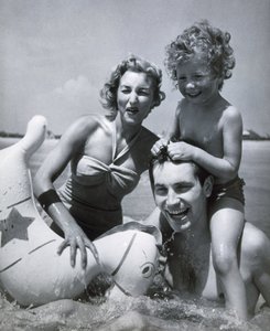 Happy Family at Seaside