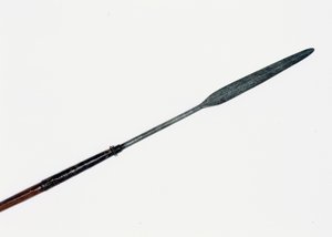 Assegai recuperado de la proximidad del cuerpo del Príncipe Imperial de Zulu