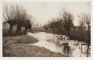 Un remanso en el Lea de Frederick (attr. to) Barnard