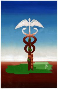 Un caduceo, ca 1930