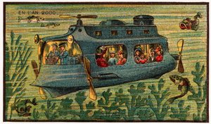 Un autobús submarino, c.1910 de . .