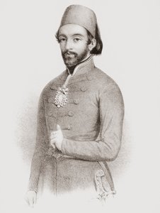 Abdulmejid I, 31º Sultán del Imperio Otomano. Retrato. de . .