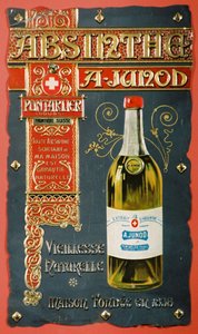 Anuncio de Absenta Junod, c. 1900 de Frederick (attr. to) Barnard