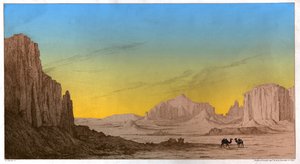 Montañas Aktau, circa 1850 de . .