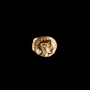 Moneda tetrobol rodio griega antigua (foto) de Hippolyte Lalaise Devéria