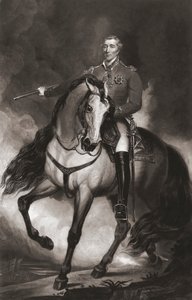Arthur Wellesley, Duque de Wellington, retrato ecuestre de . .