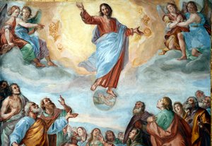 Ascensión de Cristo. La Basílica della Santissima Annunziata del Vastato. Génova. Italia. de . .