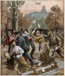 Bruselas durante la Primera Guerra Mundial de Ferdinand Georg Waldmuller