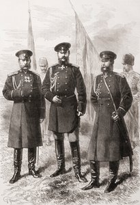 Estado Mayor del Ejército Caucásico durante la Guerra Ruso-Turca (1877-1878)