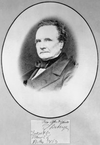 Charles Babbage, matemático británico y pionero de la computación de Ferdinand Georg Waldmuller