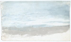 Estudio de nubes por Luke Howard, c 1808-1811 de Frederick (attr. to) Barnard