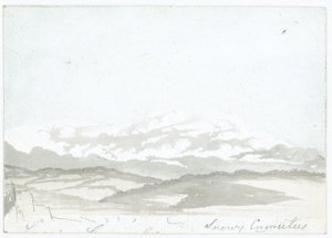 Estudio de nubes por Luke Howard, c 1808-1811 de Frederick (attr. to) Barnard