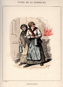 Comuna de París: disfraz de PETROLES (20) en Les Communeux de Frederick (attr. to) Barnard