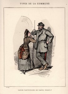 Comuna de París: traje de GARDE PARTICULAR DE RAOUL RIGAULT (29) en Les Communeux