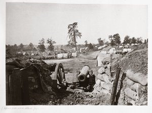 Fortificaciones confederadas frente a Atlanta, Georgia, EE.UU. de Ferdinand Georg Waldmuller