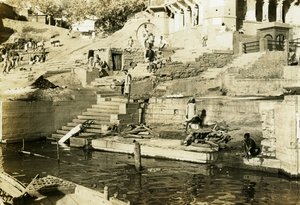 Cremación en el Ganges de Hippolyte Lalaise Devéria