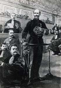 Declaración del comandante Charles Walsin-Esterhazy, durante el juicio de Emile Zola de Georg Carl Heinrich Dollmann