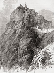 Castillo de Edimburgo, Castle Rock, Edimburgo, Escocia de . .