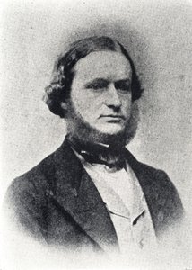 Gustav Kirchhoff, físico alemán, c. 1860s de Frederick (attr. to) Barnard