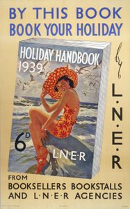 Manual de vacaciones 1939, cartel de LNER de Ferdinand Georg Waldmuller
