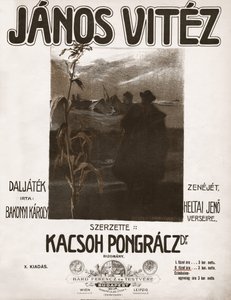 Janos Vitez, opereta del compositor húngaro Kacsoh Pongracz. 1904 (ilustración) de . .