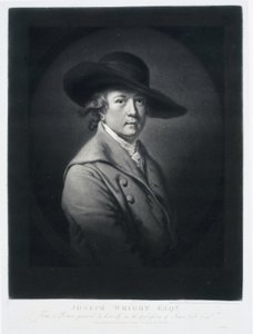 Joseph Wright, pintor inglés, finales del siglo XVIII de Frederick (attr. to) Barnard