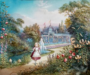 Las Aventuras de Alicia en el País de las Maravillas - Alicia en el País de las Maravillas, linterna mágica de Frederick (attr. to) Barnard