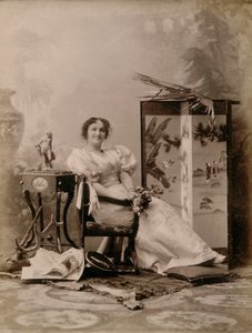 Actriz de teatro lírico - Actriz de teatro de Henry Charles Fehr