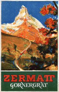 Montaña Matterhorn, c.1930 de . .