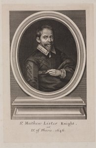 Matthew Lister, médico inglés de Frederick (attr. to) Barnard