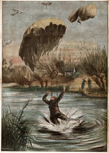 Paracaidista alemán durante la Primera Guerra Mundial de Ferdinand Georg Waldmuller
