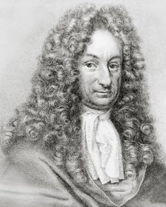 Retrato de Gottfried Wilhelm von Leibniz (1646-1716), matemático, filósofo y científico alemán de William Walcutt