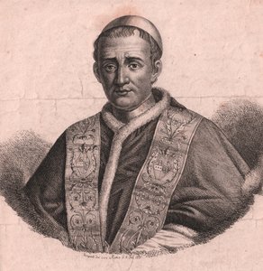 Retrato del Papa Gregorio XVI (1765-1846) de William Walcutt