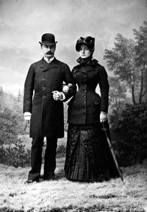 Retrato de una pareja de Henry Charles Fehr