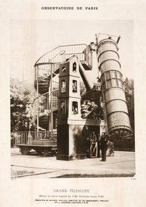 Telescopio reflector, Observatorio de París de Frederick (attr. to) Barnard