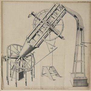 Telescopio refractor ecuatorial de Shuckburgh de Frederick (attr. to) Barnard