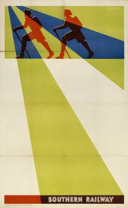 Cartel de stock de Southern Railway de Frederick (attr. to) Barnard