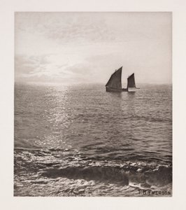 Amanecer en el mar de Frederick (attr. to) Barnard