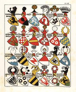 Escudos de armas suizos, c. 1346 de John Pardon