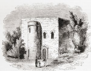 El Santuario, Abadía de Westminster, Londres, Inglaterra, visto aquí en el siglo XIX