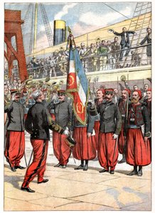 El Tercer Regimiento de Zuavos en Marsella de . .