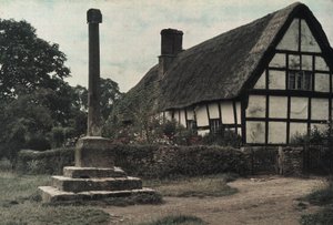 La cruz del pueblo, Ashton-Under-Hill, Gloucestershire