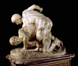 El Luchador, copia de escultura griega del siglo III a.C. de Hippolyte Lalaise Devéria
