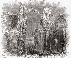 El monasterio de Lindisfarne de . .