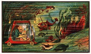 Pintor bajo el mar, c.1910 de . .